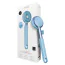 Звуковая щетка для тела Geske Sonic LED Full-Body Brush 9 in 1, голубая - Фото №8