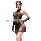 Платье Star Night Tiny Net Mini Dress, черное - Фото №1
