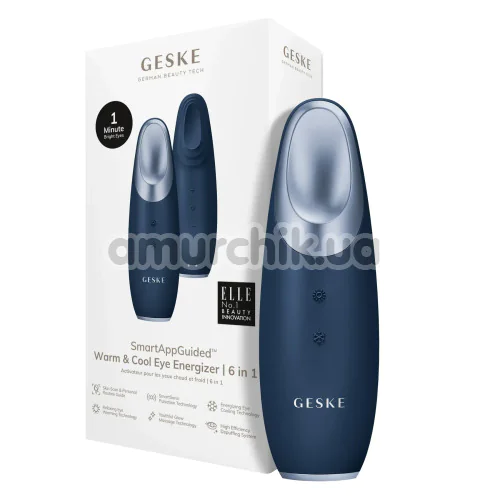 Массажер для глаз Geske Warm & Cool Eye Energizer 6 in 1, синий
