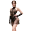 Платье Star Night Tiny Net Mini Dress, черное - Фото №1