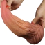 Фаллоимитатор Dual-Layered Silicone Nature Cock LV411018, коричневый - Фото №14
