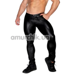 Легінси чоловічі Star Night Faux Leather Leggings, чорні - Фото №1