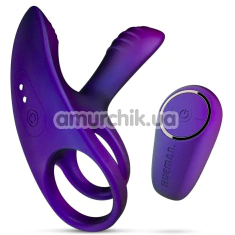 Віброкільце для члена Hueman Infinity Ignite, фіолетове - Фото №1