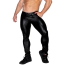 Леггинсы мужские Star Night Faux Leather Leggings, черные - Фото №1