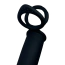 Анальна насадка з вібрацією Double Penetration Vibrator With Remote Controller, чорна - Фото №3