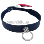 Нашийник DS Fetish Collar With Ring 82, чорний - Фото №1