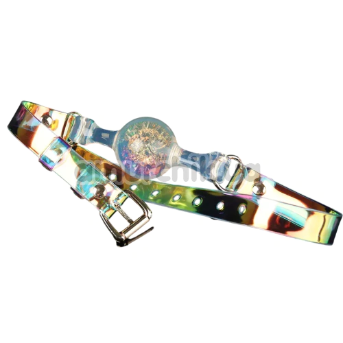 Кляп Univibe Crystal Gag L, різнокольоровий