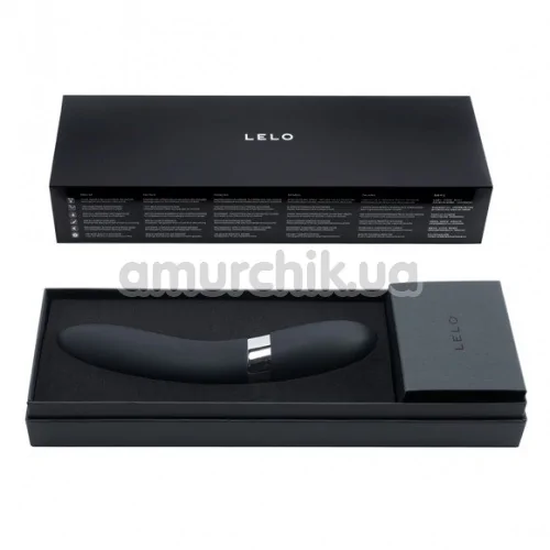 Вібратор Lelo Elise Black (Лело Еліс Блек), чорний