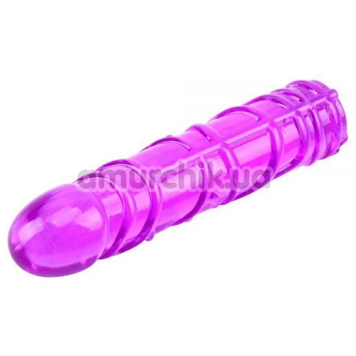 Фалоімітатор Hi Basic Vivid Jelly Dildo, фіолетовий