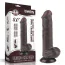 Фаллоимитатор Sliding-Skin Dual Layer Dong 8 с маленькой мошонкой, коричневый - Фото №12