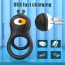Віброкільце для члена Vibrating Rechargeable Cock Ring, чорне - Фото №5