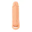 Мастурбатор-насадка Nature Skin 2 in 1 Extension + Masturbator M, тілесний - Фото №2
