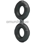 Эрекционное кольцо Crazy Bull Super Soft Silicone Radwan, черное - Фото №1