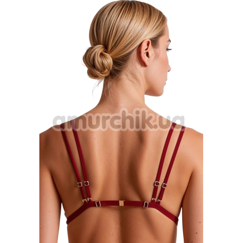 Комплект Passion Free Your Senses Belissana Set, червоний: бюстгальтер + трусики-стрінги