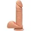 Фаллоимитатор The D Perfect D 7 Inch With Balls Ultraskyn, телесный - Фото №1