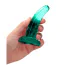Фалоімітатор Realrock Crystal Clear Dildo 5, зелений - Фото №4