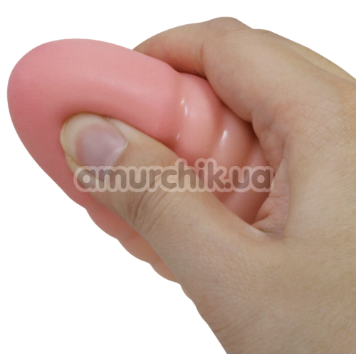 Насадка на пенис с вибрацией Pretty Love Penis Sleeve 026241Z, телесная