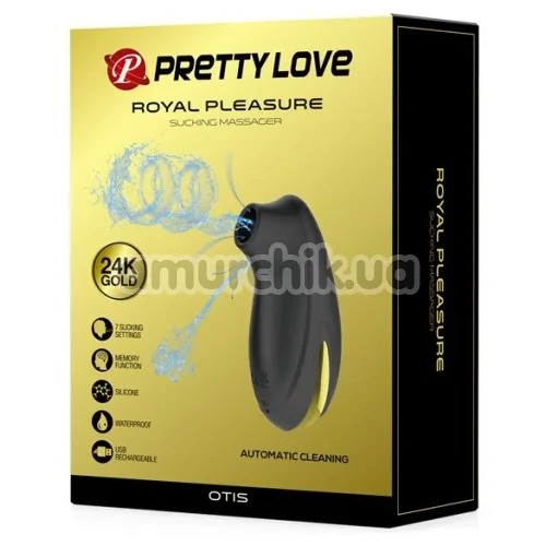 Симулятор орального секса для женщин Pretty Love Royal Pleasure Otis, черный