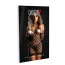 Платье Daring Intimates Deluxe Fence Net Off The Shoulder Minidress, черное - Фото №7