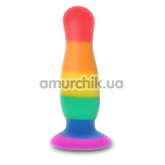 Анальная пробка ToyJoy Pride Fun Stuffer Medium, радужная - Фото №1