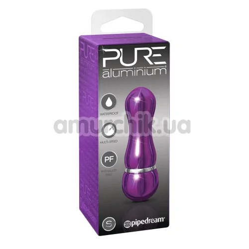 Вібратор Pure Aluminium Small, фіолетовий