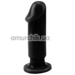Анальна пробка Rubicon Evil Dildo Plug M, чорна - Фото №1