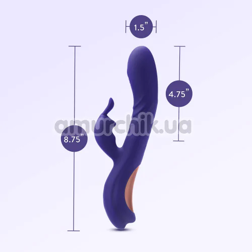 Вибратор Harper Rabbit Vibrator With Dual Stimulation, фиолетовый