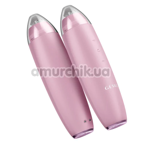 Микродермабразионное устройство для удаления черных точек Geske MicroDermabrasion Blackhead Remover 7 in 1, светло-розовое