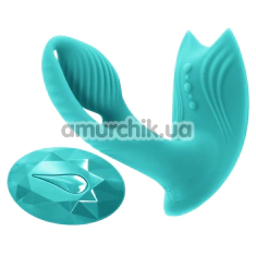 Вибратор с подогревом Inya Bump-N-Grind, бирюзовый - Фото №1