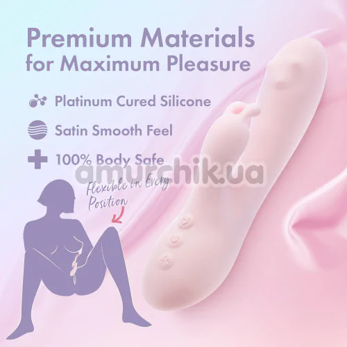 Вібратор Play With Me Fairy Flutter, рожевий