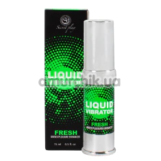 Возбуждающий гель с эффектом вибрации Secret Play Liquid Vibrator Fresh Stimulator, 15 мл - Фото №1