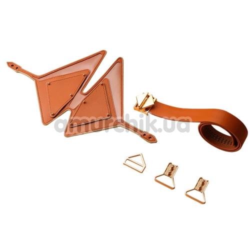 Маска лисички Lockink Vixen Blindfold, коричневая