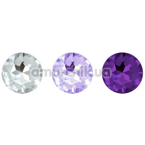 Набір з 3 анальних пробок Rianne S Booty Plug Set (3х), чорний