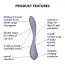 Вибратор для точки G Satisfyer G-Spot Flex 5+, сиреневый - Фото №4