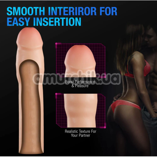 Насадка на пенис Performance Plus 7 Resilience Penis Extender, телесная