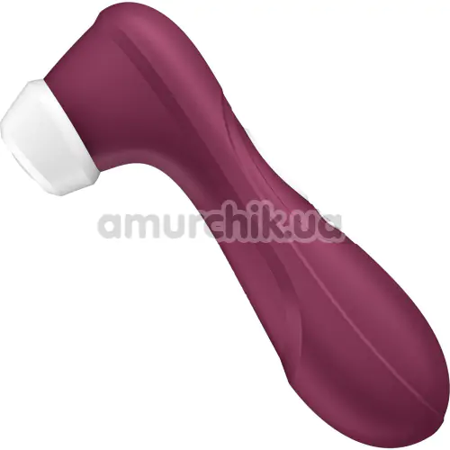 Симулятор орального секса для женщин Satisfyer Pro 2 Generation 3 Connect App, бордовый