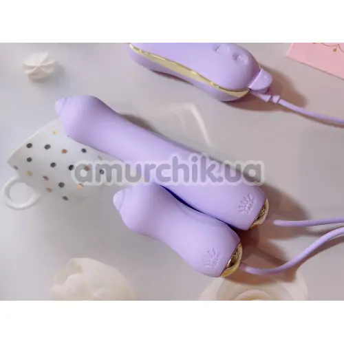 Набор вибраторов Zalo Rose Series Unicorn Set 3-in-1, фиолетовый