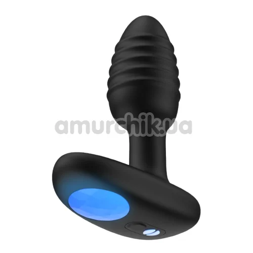 Інтерактивна анальна пробка з вібрацією OhMiBod Lumen, чорна