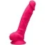 Фалоімітатор Silexd Premium Silicone Dildo Model 1 Size 7, рожевий - Фото №1