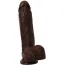 Фалоімітатор Realistic Cock 8 Inch, коричневий - Фото №2