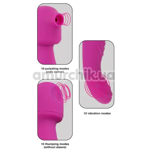 Вібратор Javida 3 Function Vibrator, рожевий