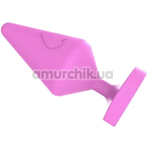 Анальна пробка MisSweet Luv Heart Plug Small, рожева