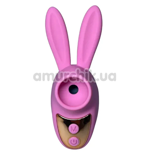 Симулятор орального сексу для жінок на палець з вібрацією Passion Play Finger Sucker Rabbit, рожевий - Фото №1