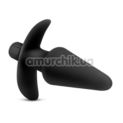 Анальна пробка з вібрацією Anal Adventures Platinum Vibrating Plug, чорна