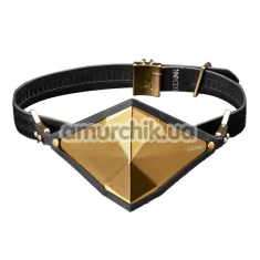 Кляп-маска Lockink Punker Muzzle Ball Gag Kit, бронзовый - Фото №1