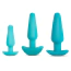 Набір анальних іграшок B-Vibe Anal Training & Education Set, бірюзовий - Фото №4