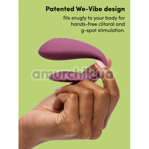 Вибратор Lovehoney Mon Ami Wearable Couple's Massager, фиолетовый