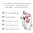 Роликовий масажер для обличчя Geske Rose Quartz Roller 5 in 1, кремовий - Фото №6