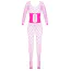 Комбинезон Cottelli Collection Fantasy Crotchless Catsuit, розовый - Фото №4