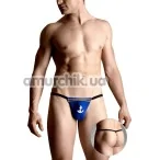 Труси-стрінги чоловічі Mens Thongs 4489, сині - Фото №1